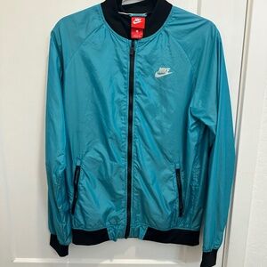 Nike streetwear blue and dark blue windbreaker